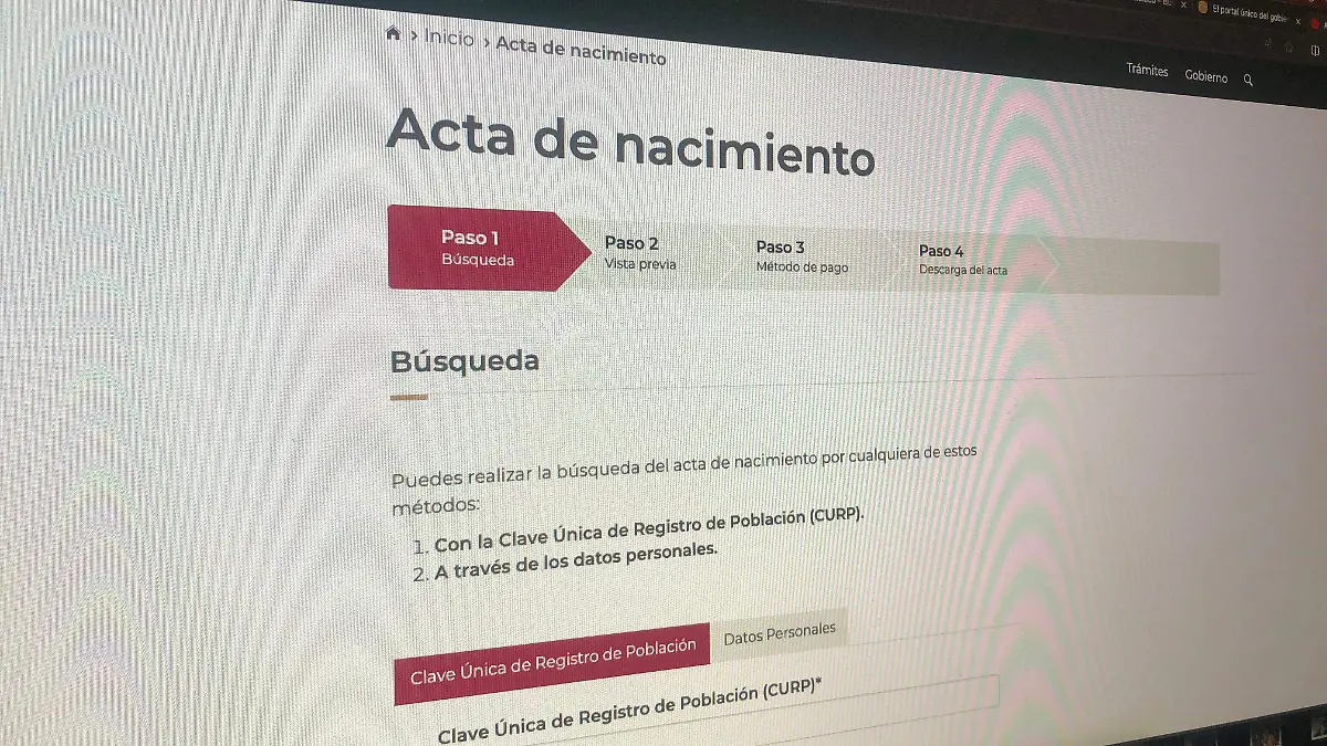 Acta de nacimiento